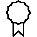 A propos badge
